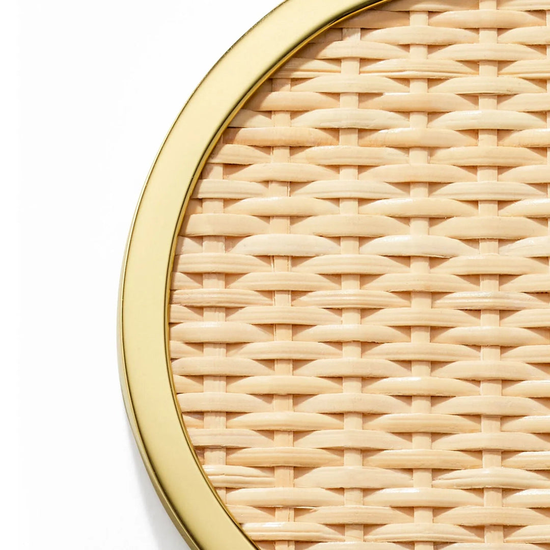 Colette Cane Coaster Set of 4 - Aerin - Ileana Makri