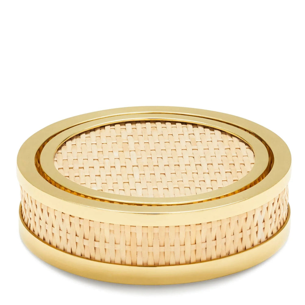 Colette Cane Coaster Set of 4 - Aerin - Ileana Makri