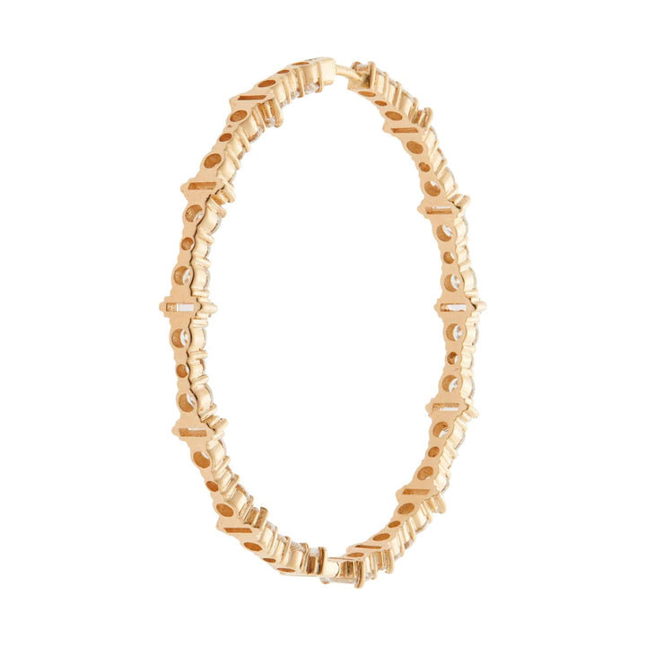Cosmic Large Diamond Rivulet Hoops - Rivulet - Ileana Makri