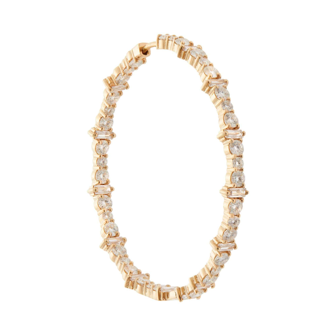 Cosmic Large Diamond Rivulet Hoops - Rivulet - Ileana Makri