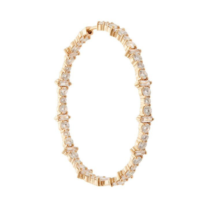 Cosmic Large Diamond Rivulet Hoops - Rivulet - Ileana Makri