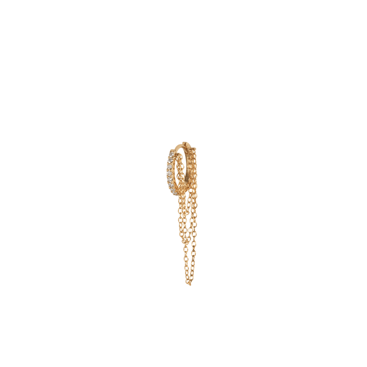 Créole 3 Chains Pavé Diamonds - And Paris - Ileana Makri