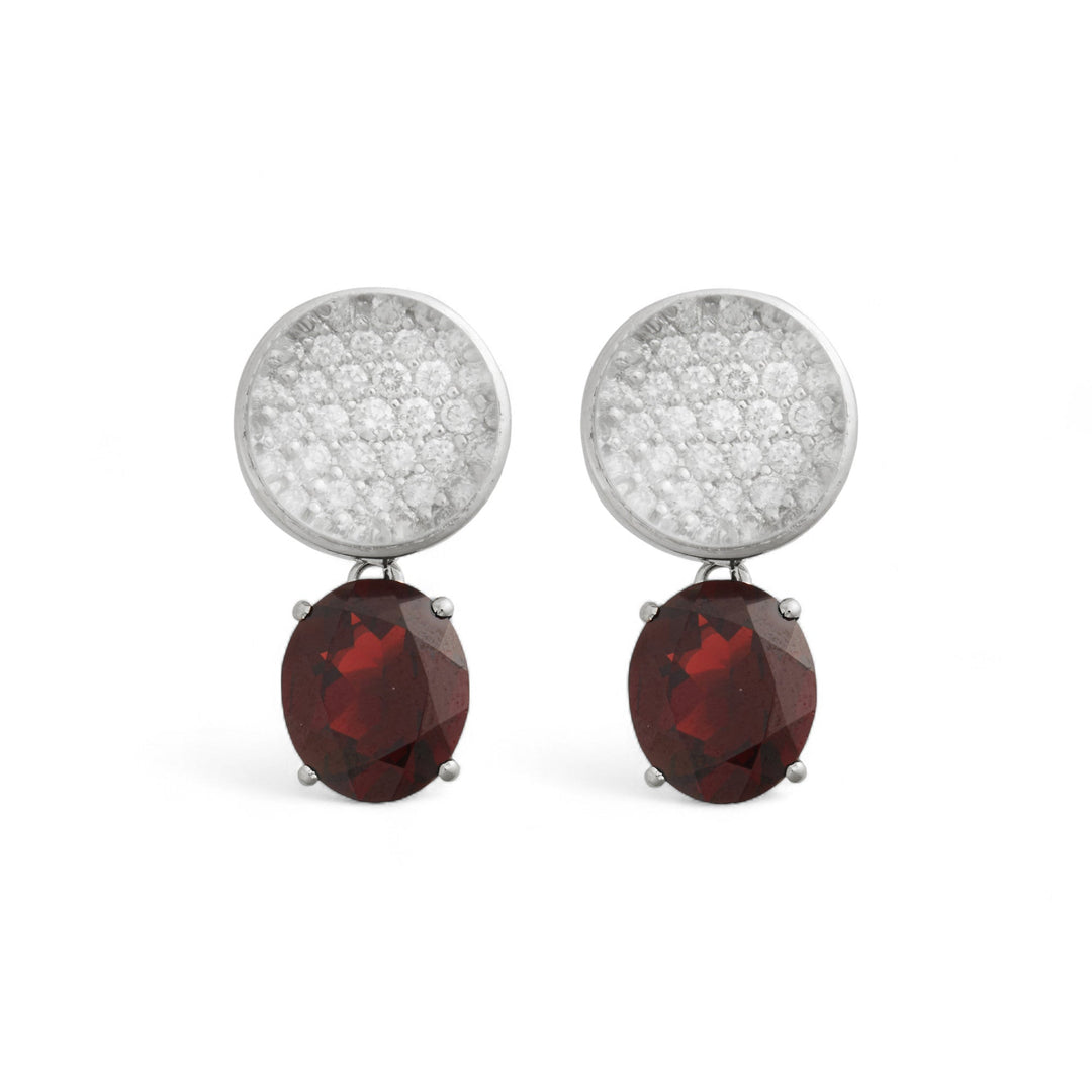 Crimson Light Earrings - One of a Kind - Ileana Makri