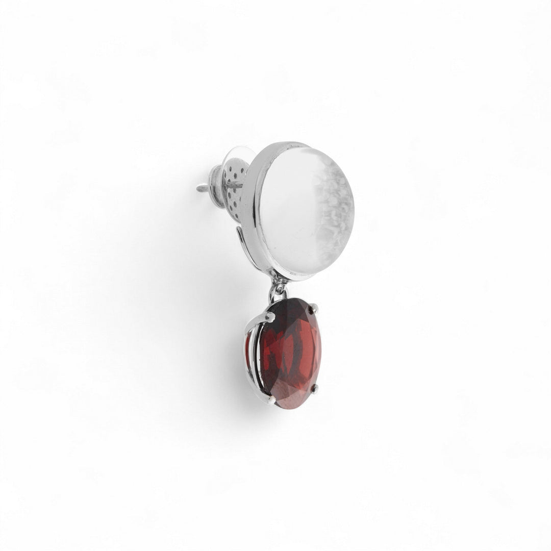 Crimson Light Earrings - One of a Kind - Ileana Makri