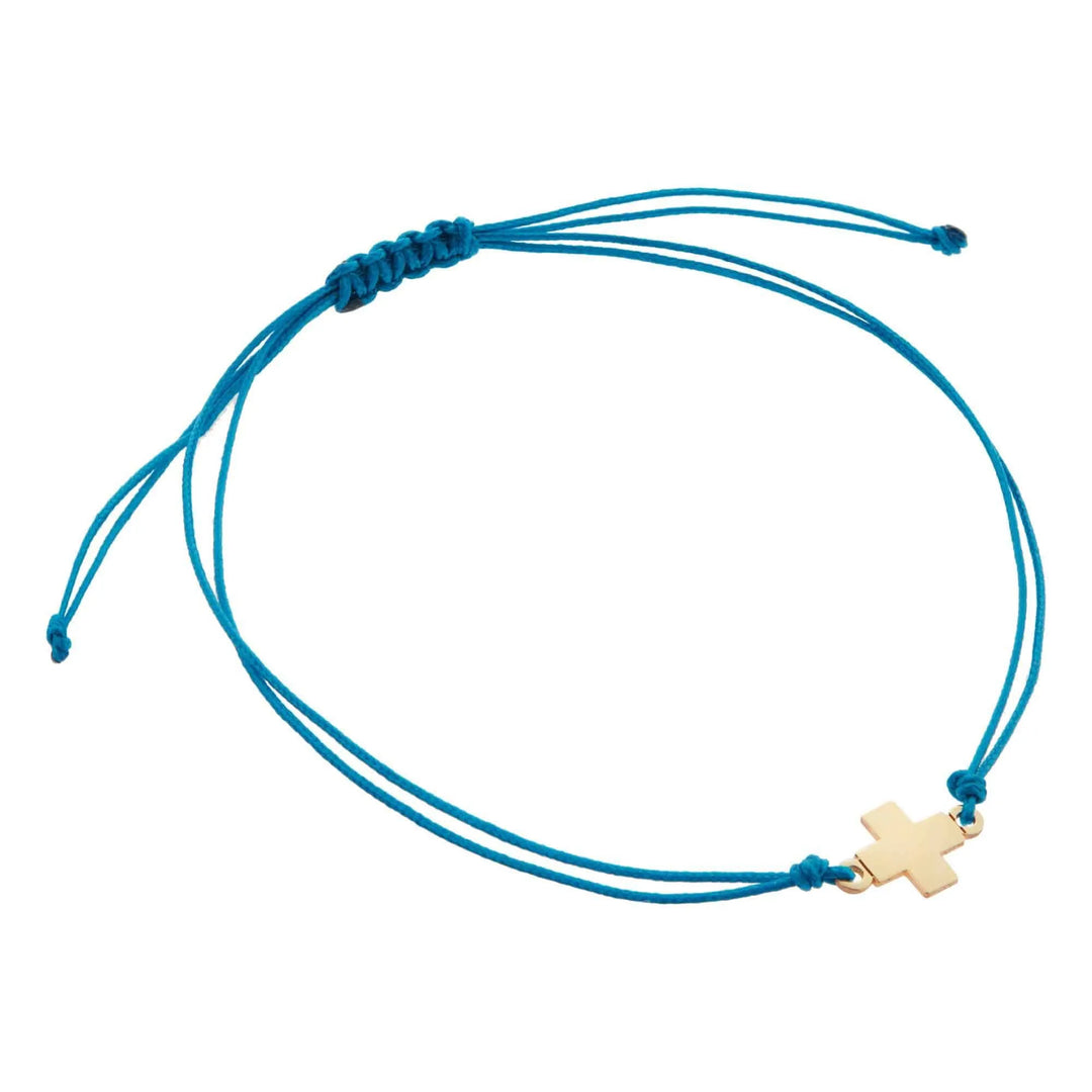 Cross Cord Bracelet Y10 - Eye M Summer - Ileana Makri store