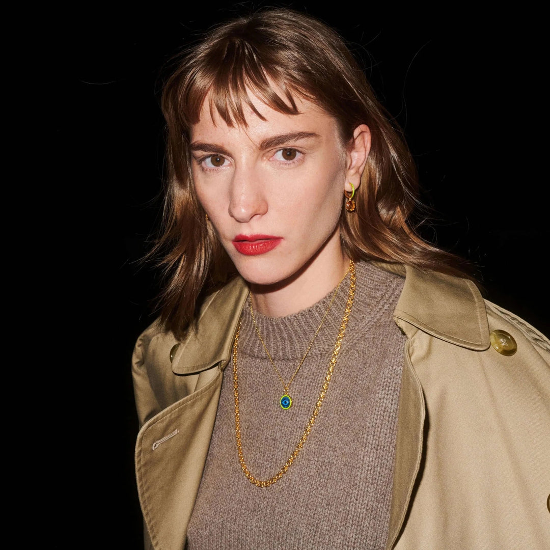 Cross Link Chain - Eye M - Ileana Makri
