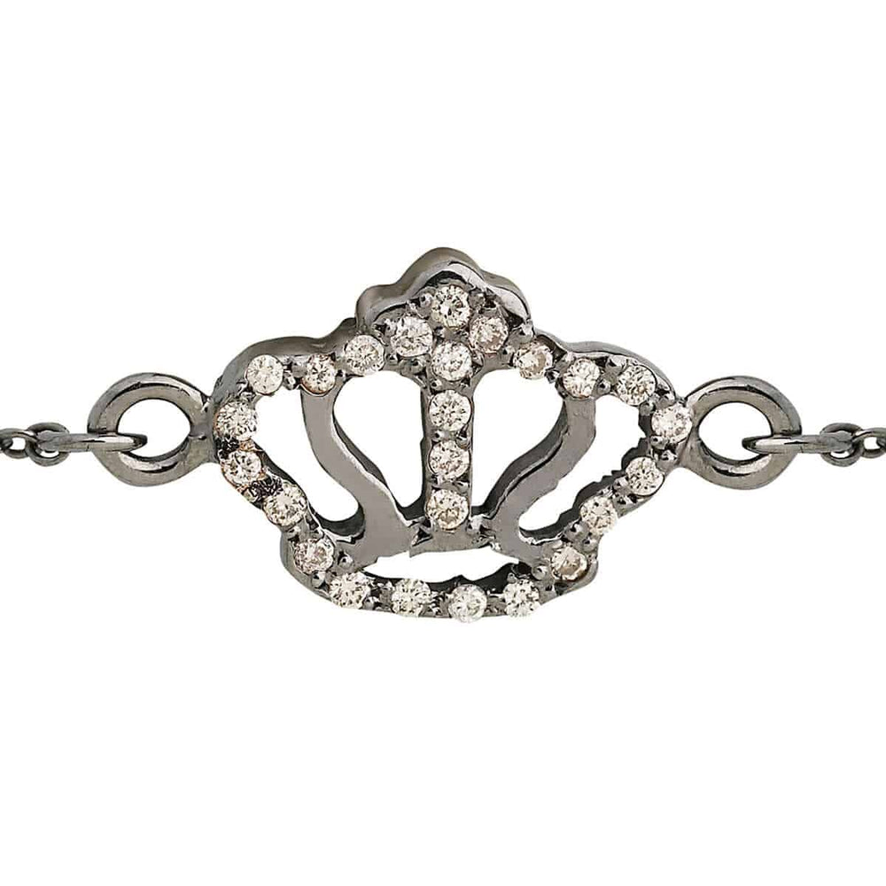 Crown Bracelet P - Ox - Chd - SYMBOLS - Ileana Makri