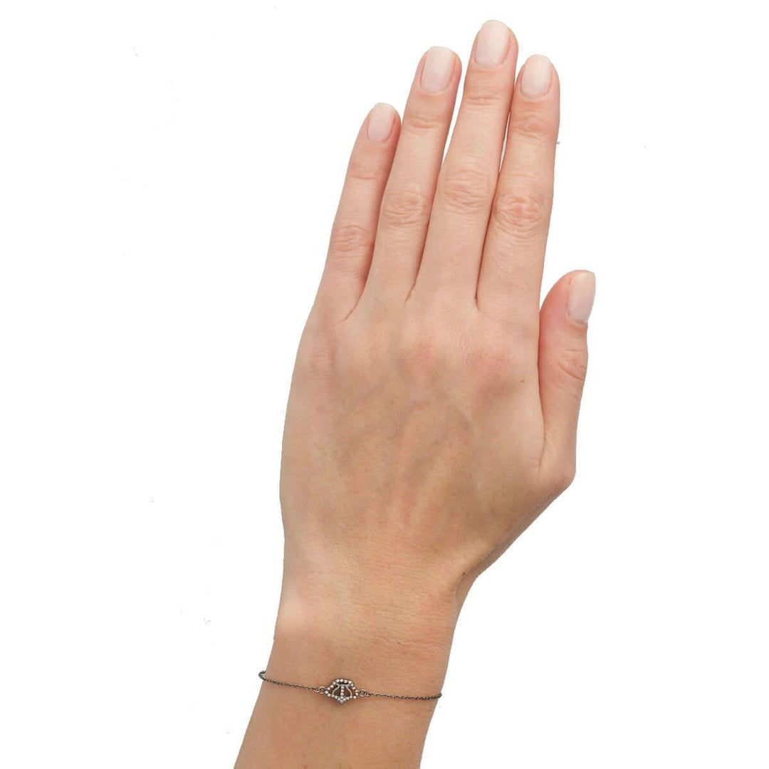 Crown Bracelet P - Ox - Chd - SYMBOLS - Ileana Makri