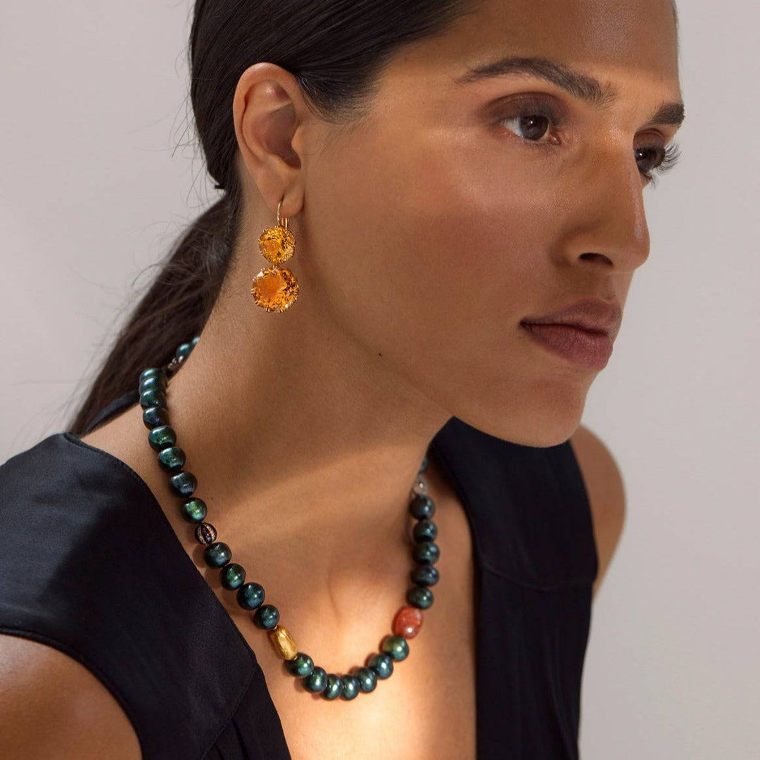 Double Crown Orange Citrine - Crown - Ileana Makri store