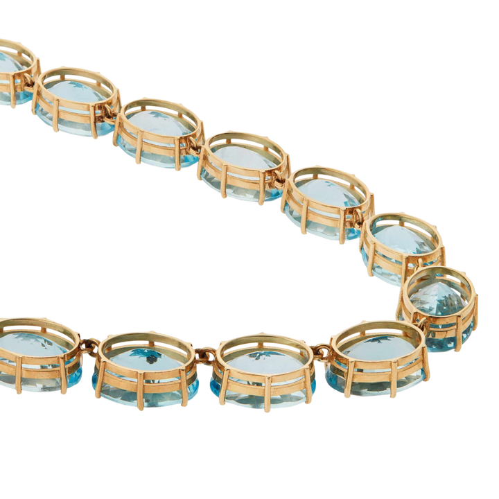 Crown Necklace Blue Topaz - Crown - Ileana Makri