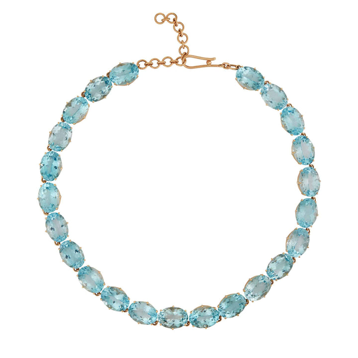 Crown Necklace Blue Topaz - Crown - Ileana Makri