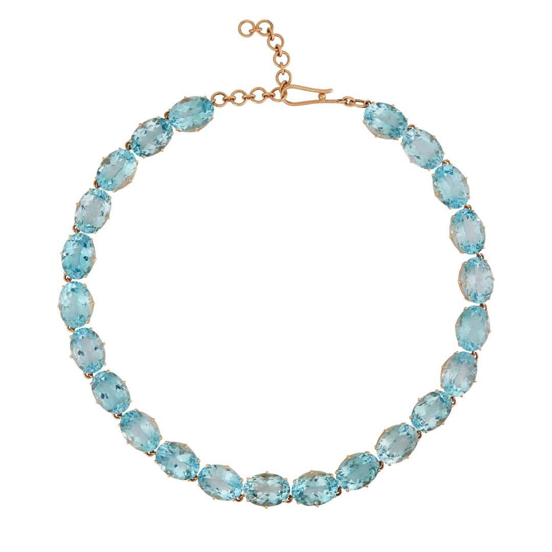 Crown Necklace Blue Topaz - Crown - Ileana Makri