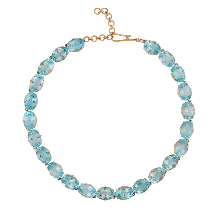 Crown Necklace Blue Topaz - Crown - Ileana Makri