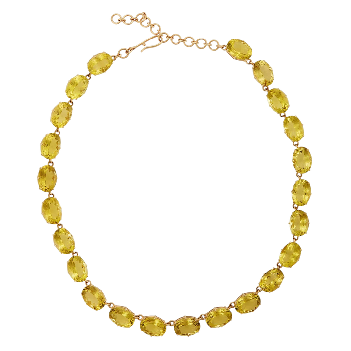 Crown Necklace Lemon Quartz - Crown - Ileana Makri