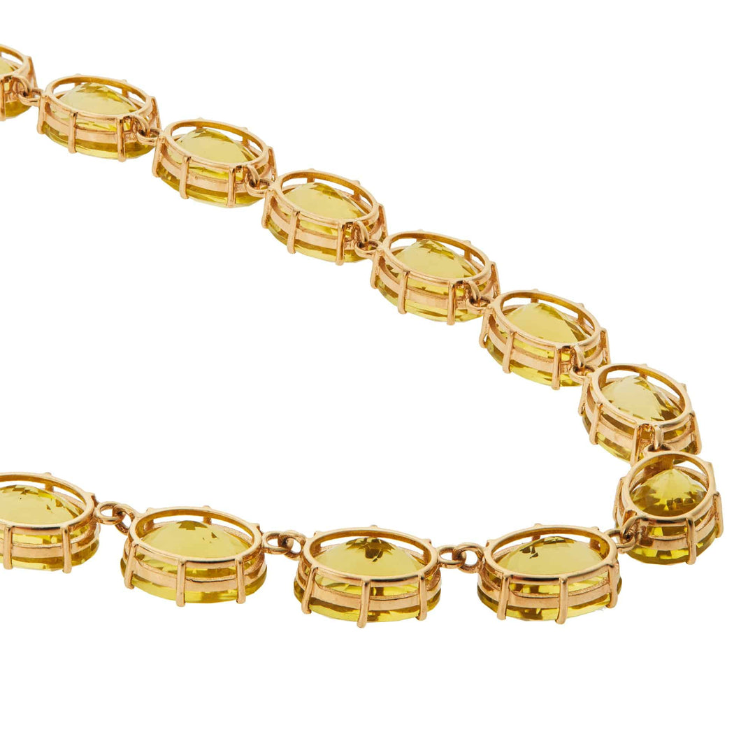 Crown Necklace Lemon Quartz - Crown - Ileana Makri