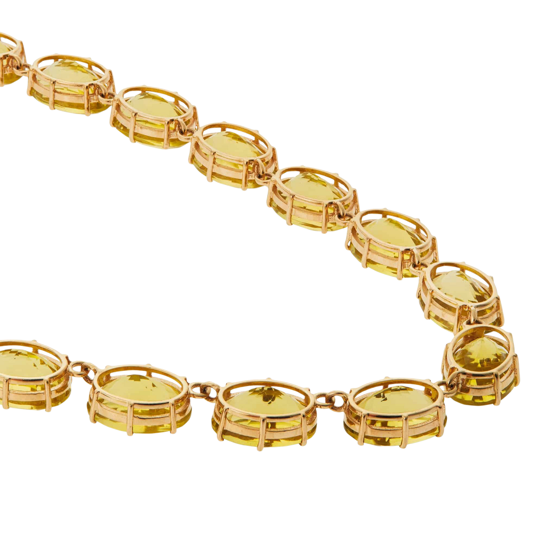 Crown Necklace Lemon Quartz - Crown - Ileana Makri
