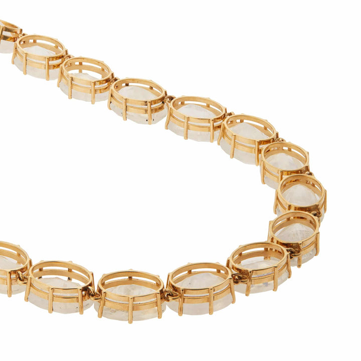 Crown Necklace Rainbow Moonstone - Crown - Ileana Makri