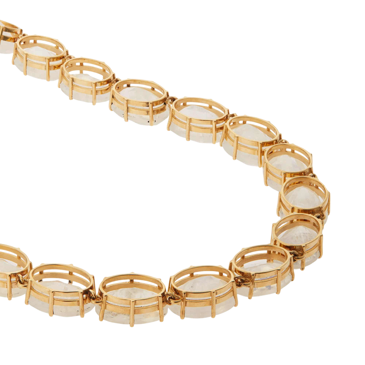 Crown Necklace Rainbow Moonstone - Crown - Ileana Makri