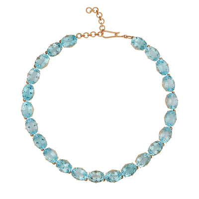 Crown Necklace Blue Topaz | Ileana Makri