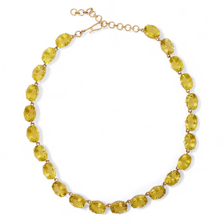 Crown Necklace Lemon Quartz
