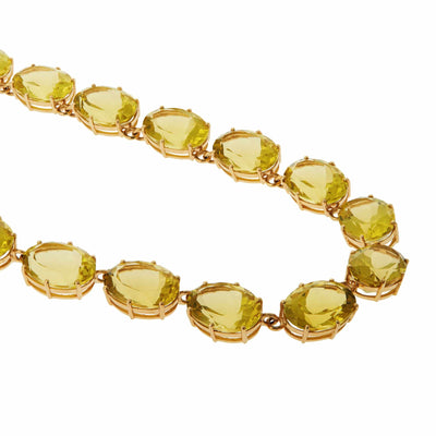 Crown Necklace Lemon Quartz | Ileana Makri 