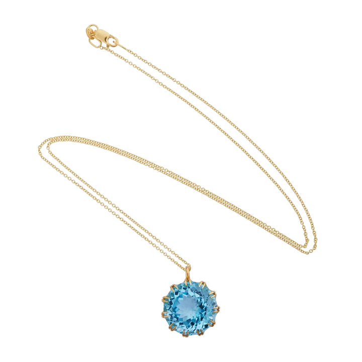 Crown Pendant Blue Topaz - Crown - Ileana Makri