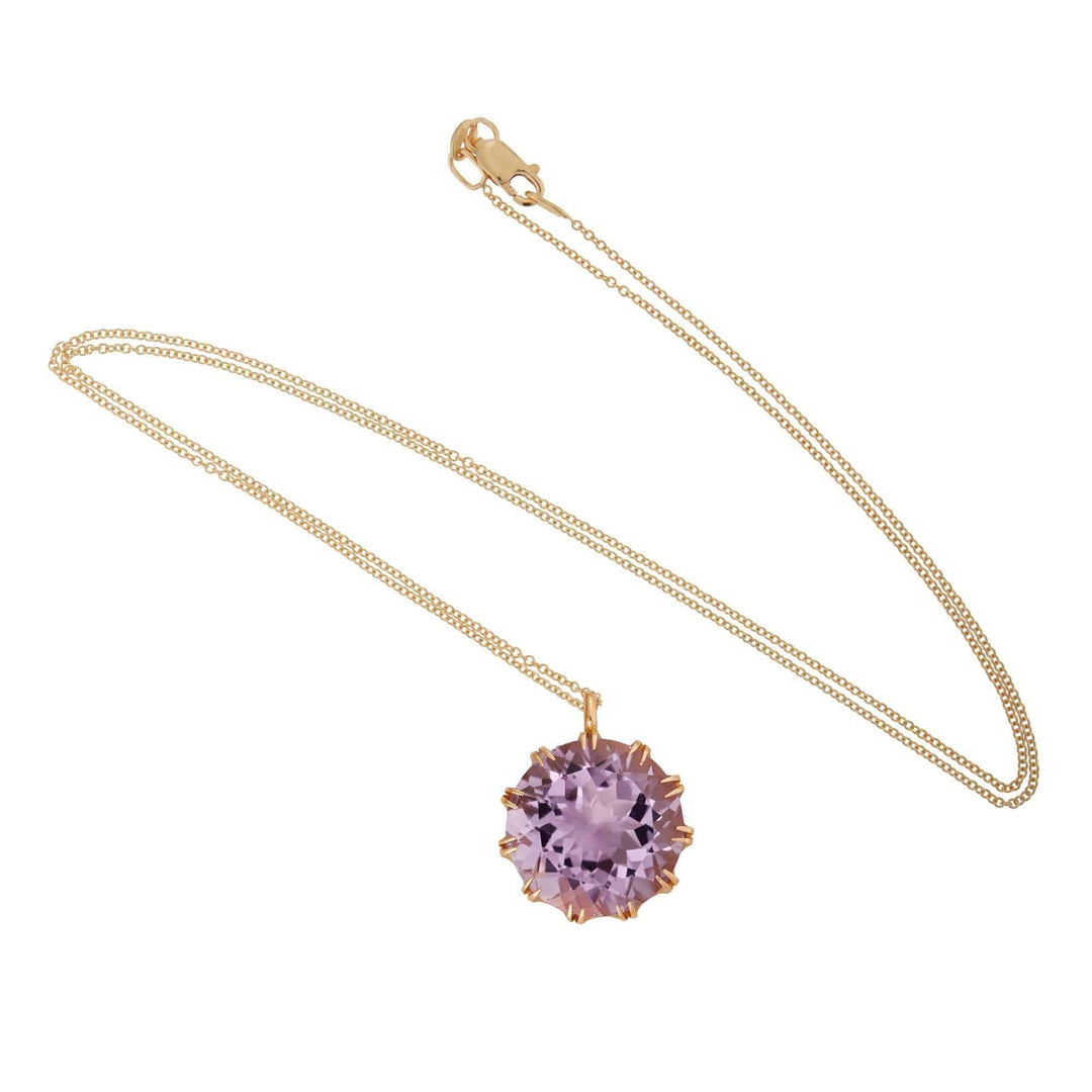 Crown Pendant Purple Amethyst - Crown - Ileana Makri