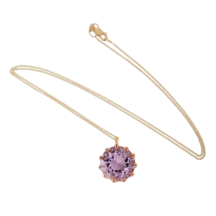 Crown Pendant Purple Amethyst - Crown - Ileana Makri