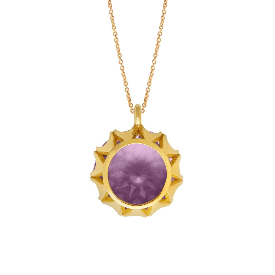 Crown Pendant Purple Amethyst - Crown - Ileana Makri