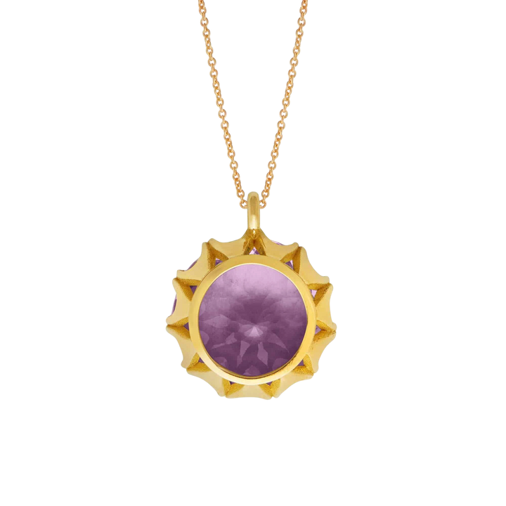 Crown Pendant Purple Amethyst - Crown - Ileana Makri
