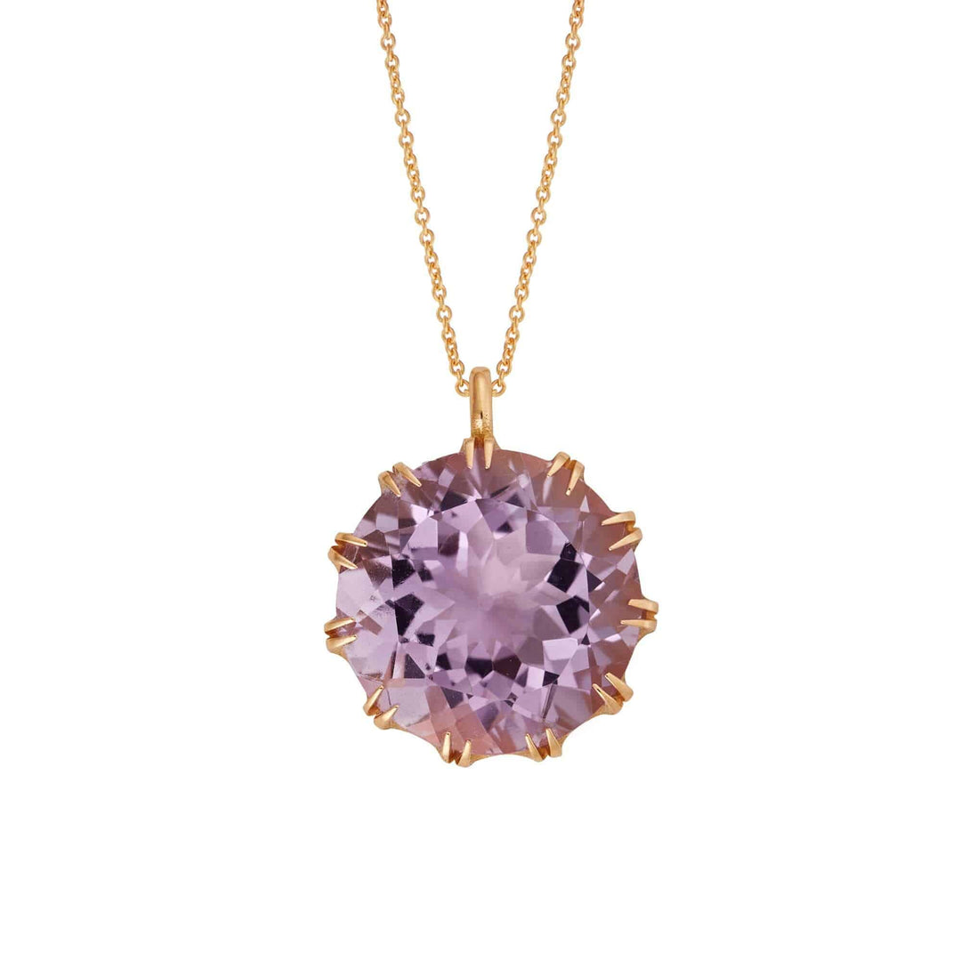 Crown Pendant Purple Amethyst - Crown - Ileana Makri