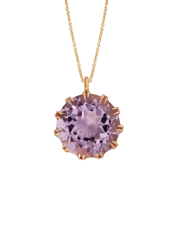 Crown Pendant Purple Amethyst - Crown - Ileana Makri
