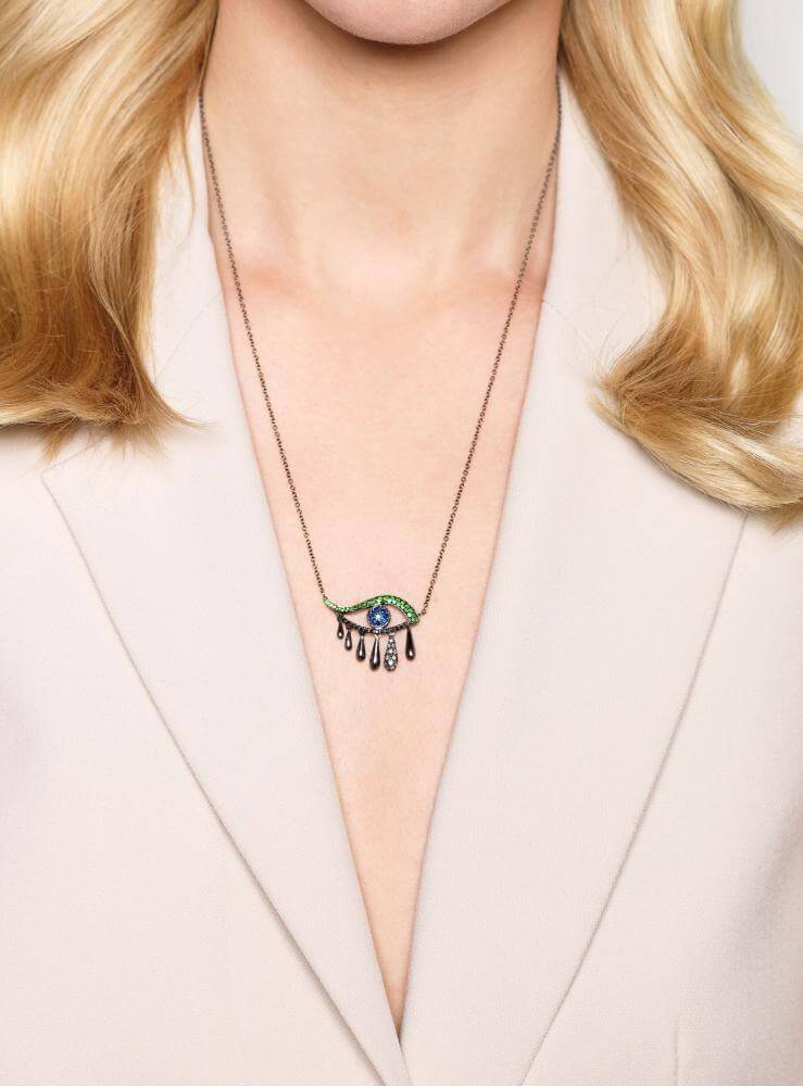 Crying Eye Necklace - Crying Eyes - Ileana Makri