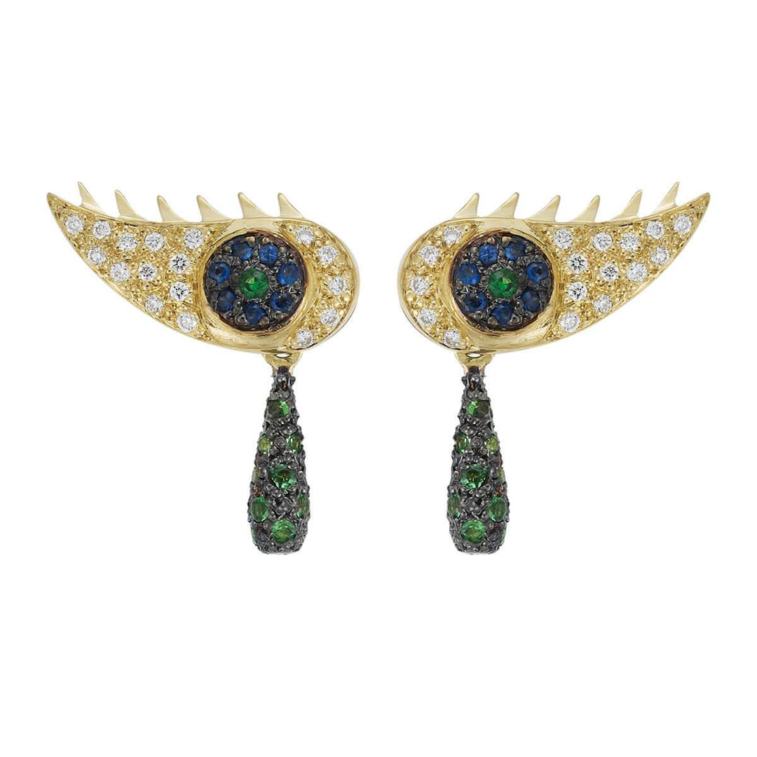 Crying Eye Stud Y - D - Ts - Bs - S - Crying Eyes - Ileana Makri