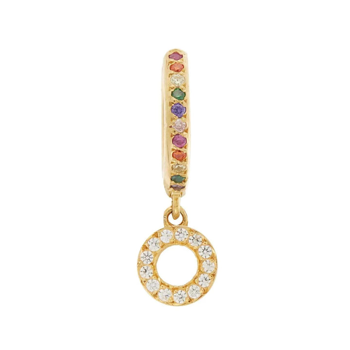 Crystal Candy Rainbow Midi Hoops - Eye M - Ileana Makri