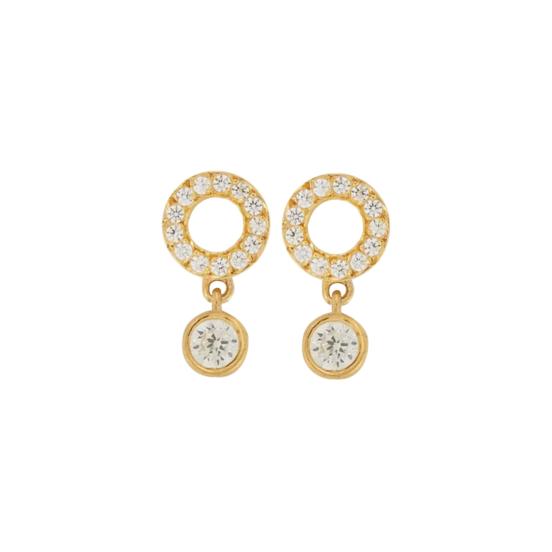 Crystal Drop Studs - Eye M Core - Ileana Makri