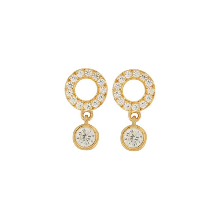 Crystal Drop Studs - Eye M Core - Ileana Makri
