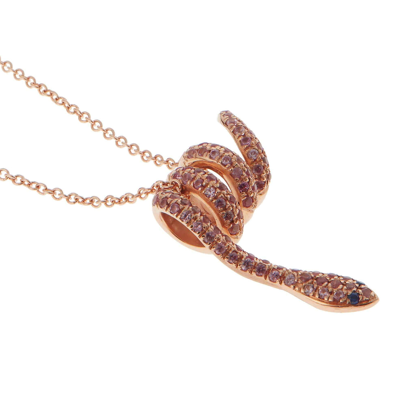 Curled Snake Pendant P-Ps-Bs - SNAKES - Ileana Makri store