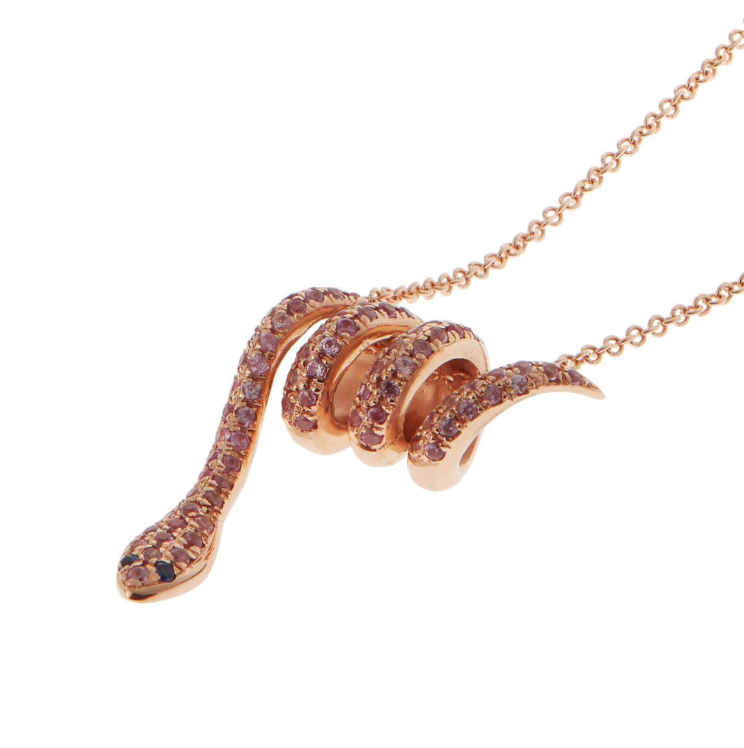 Curled Snake Pendant P - Ps - Bs - SNAKES - Ileana Makri