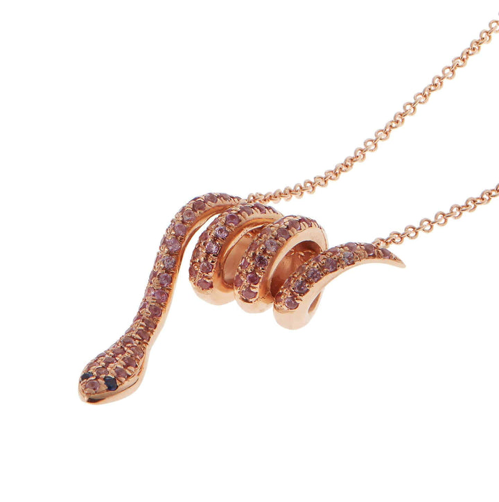 Curled Snake Pendant P - Ps - Bs - SNAKES - Ileana Makri