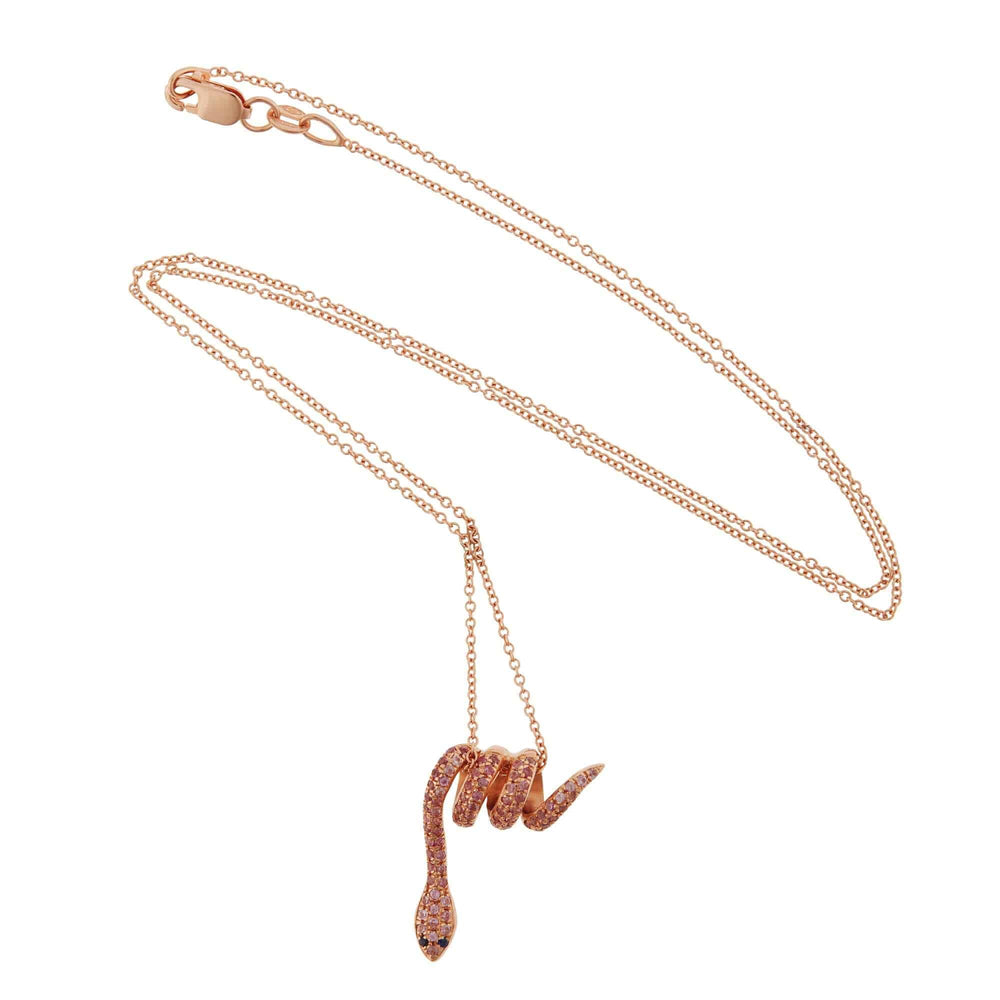 Curled Snake Pendant P - Ps - Bs - SNAKES - Ileana Makri