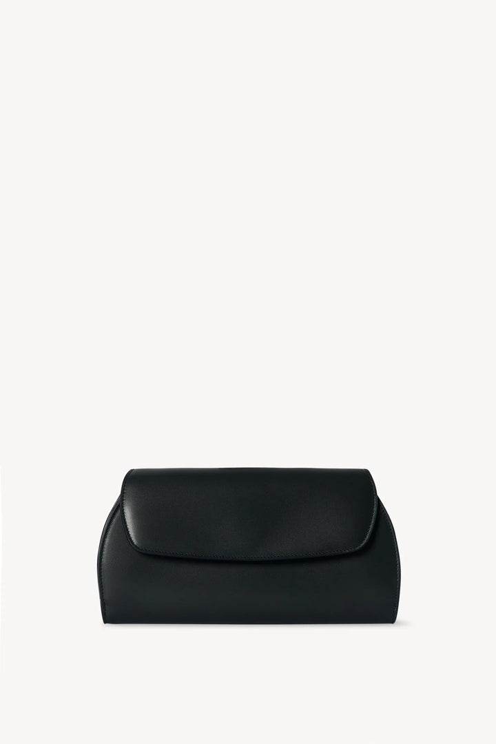 Curved Clutch in Dark Pine - The Row - Ileana Makri