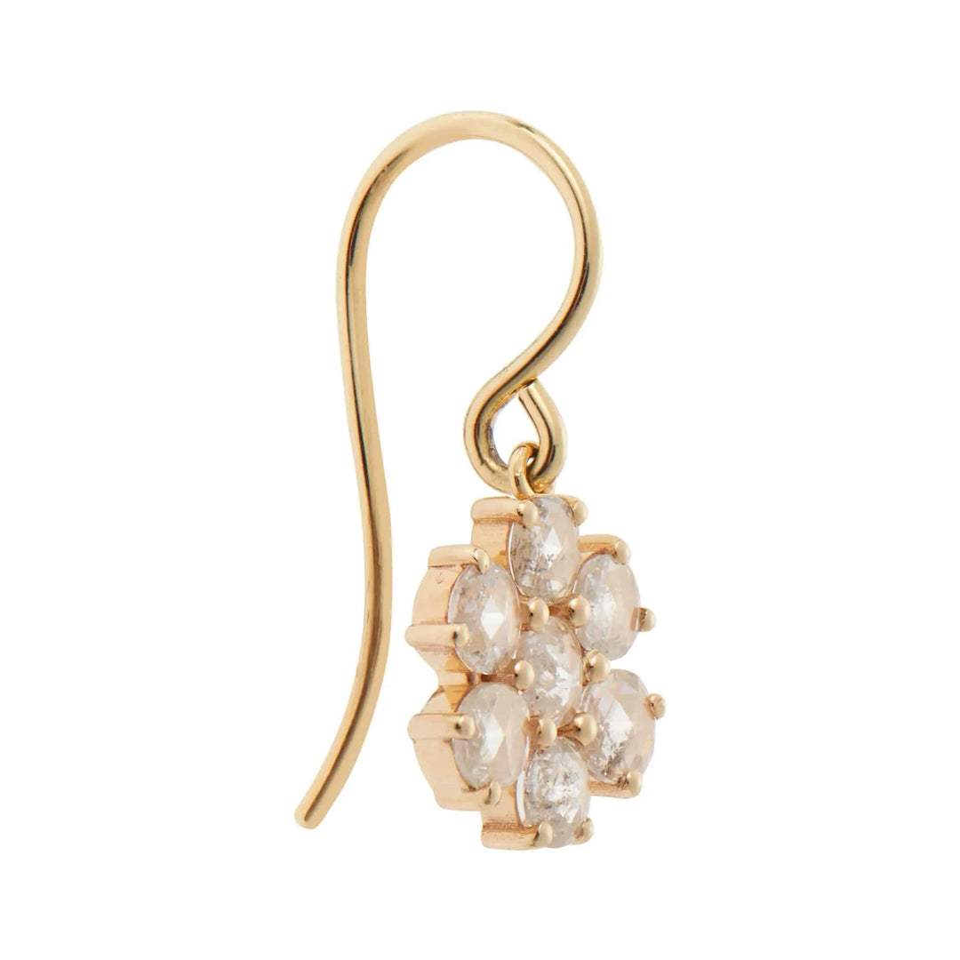 Daisy Bloom Drop Earrings Y-LCD - Florescence - Ileana Makri store