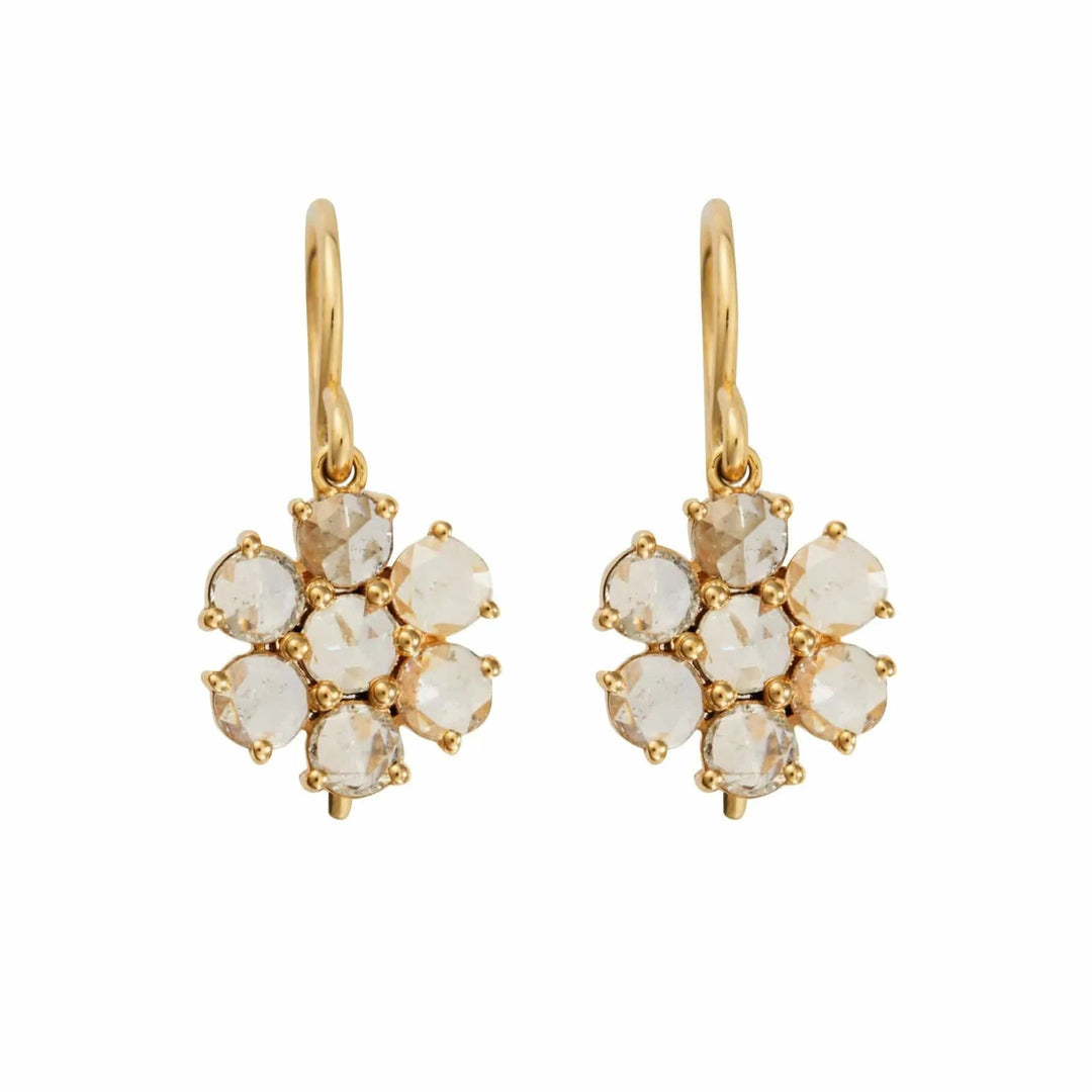 Daisy Bloom Drop Earrings Y - LCD - Florescence - Ileana Makri