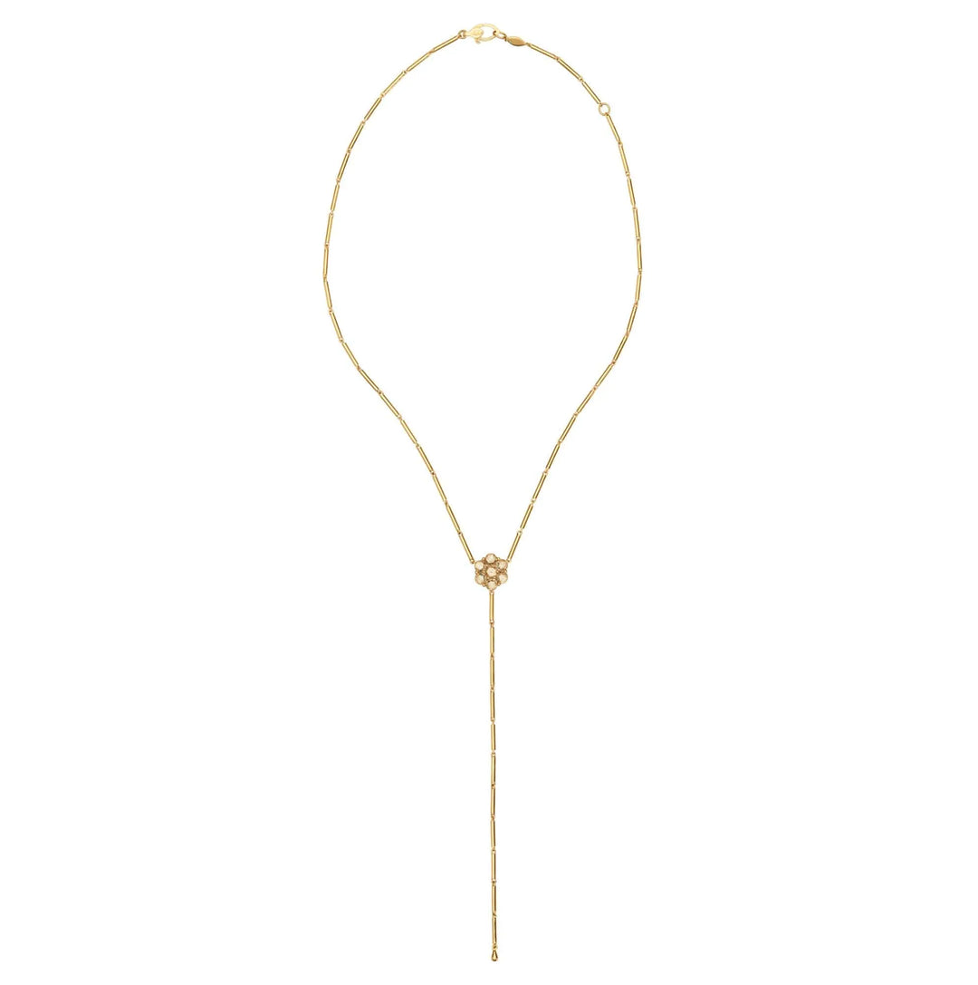 Daisy Bloom Lariat Y-LCD - Florescence - Ileana Makri store