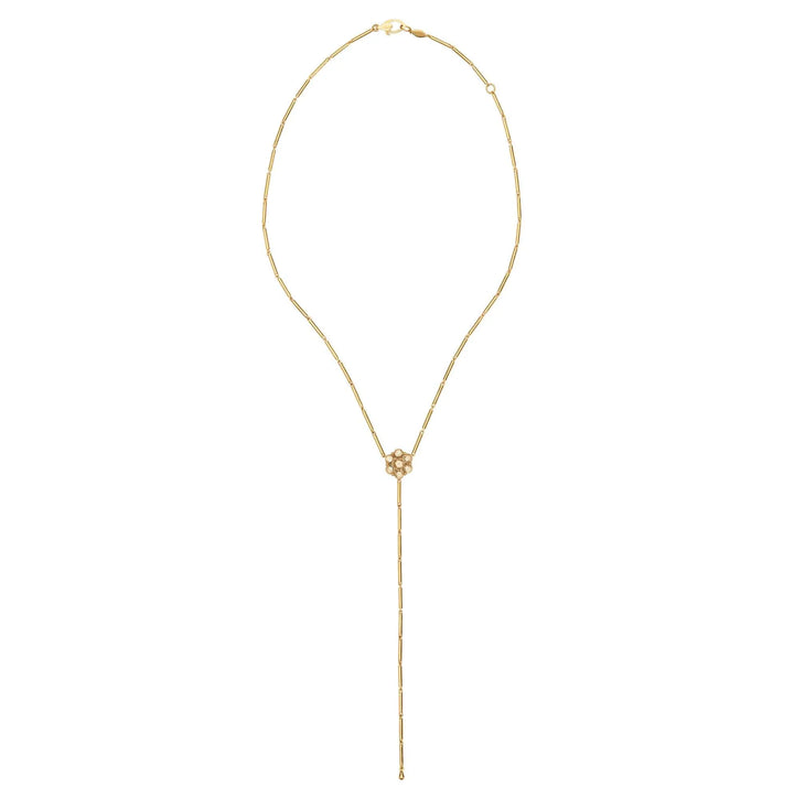 Daisy Bloom Lariat Y-LCD - Florescence - Ileana Makri store