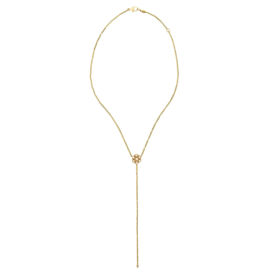 Daisy Bloom Lariat Y - LCD - Florescence - Ileana Makri