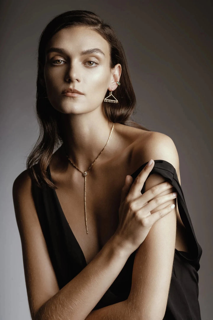 Daisy Bloom Lariat Y - LCD - Florescence - Ileana Makri