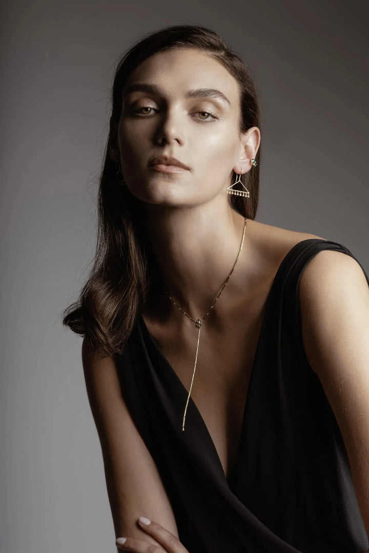 Daisy Bloom Lariat Y - LCD - Florescence - Ileana Makri