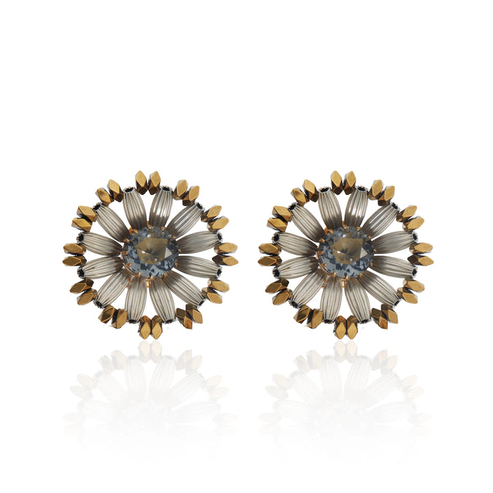 Daisy Silver Earrings